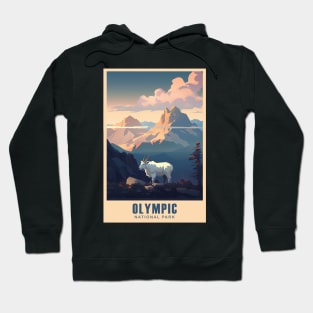 Olympic National Park Travel Poster Hoodie